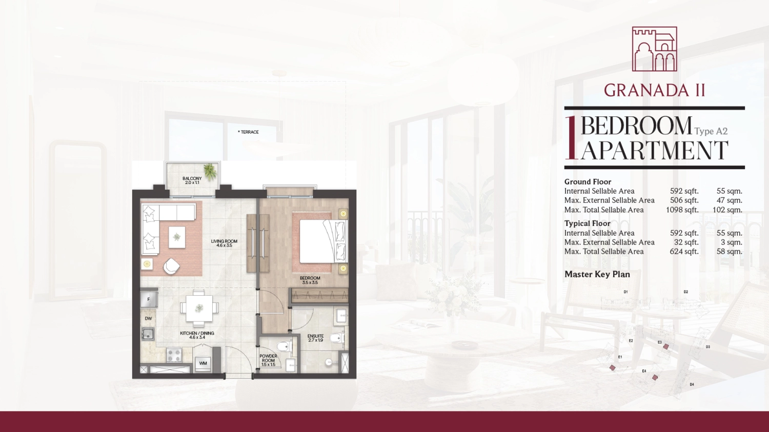 1 BR - Type A